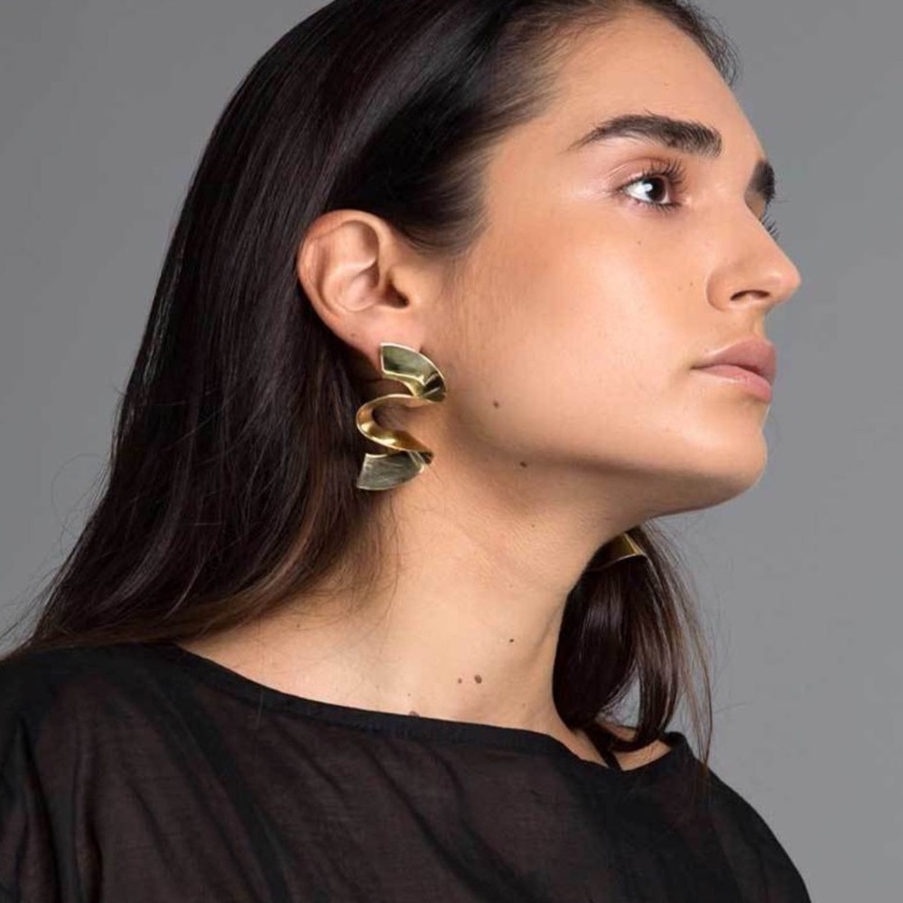 SOKO Maxi Twisted Sia Stud Earrings